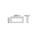 Lampe murale en aluminium avec douille E27 en gris, QUIEVY
