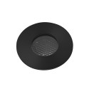 Lampe de sol en acier avec LED intégrée en noir, ZELHAI