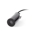 Lampe de sol en acier avec LED intégrée en noir, CHICHEY
