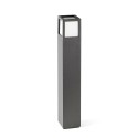 Lampe de sol en aluminium avec douille E27 en gris, DORNES