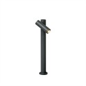 Lampe de sol en aluminium avec LED intégrée en gris, MAZIRAT