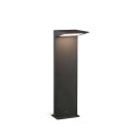 Lampe de sol en aluminium avec LED intégrée en gris, TRAUSSE