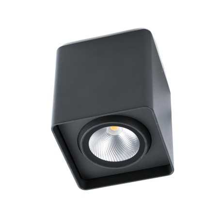 Lampe de plafond en aluminium avec LED intégrée en gris, LAROQUE