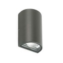 Lampe de mure en aluminium avec LED intégrée en gris, NEPMES