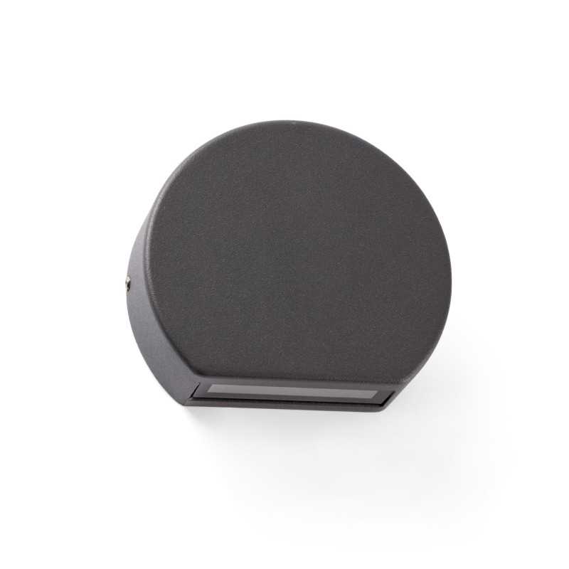 Lampe murale en aluminium avec LED intégrée en gris, POMBLIN