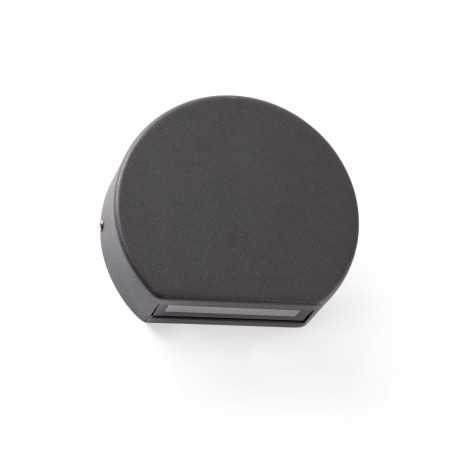 Lampe murale en aluminium avec LED intégrée en gris, POMBLIN