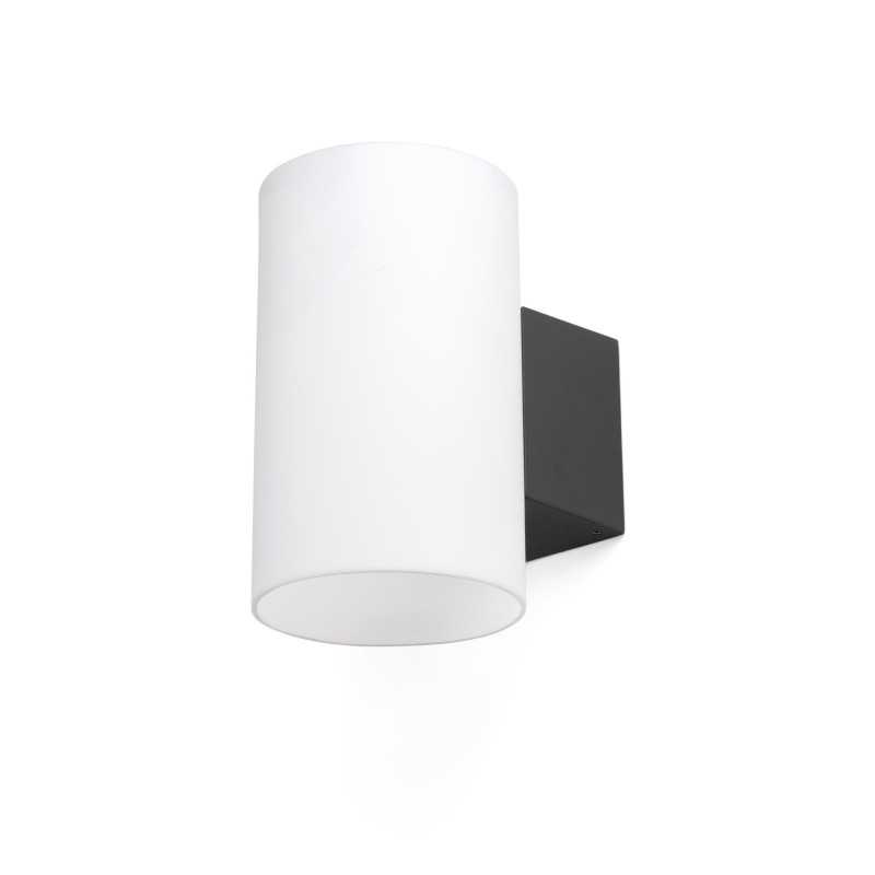 Lampe murale en aluminium avec LED intégrée en gris, ORBIGNY