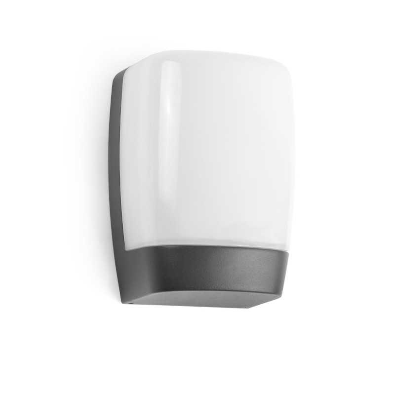 Lampe murale en aluminium avec LED intégrée en gris, DAMLOUP