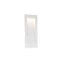 Lampe murale en aluminium avec LED intégrée en blanc mat, VAROGNE