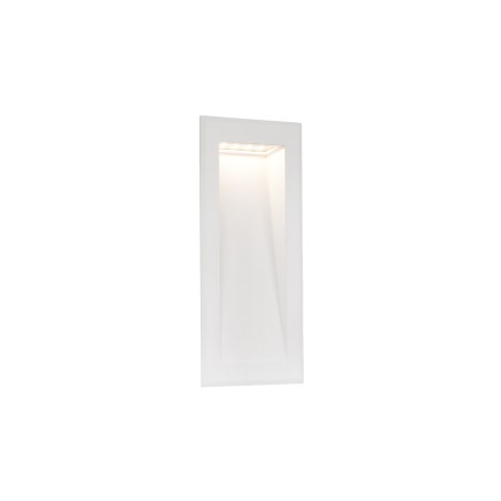 Lampe murale en aluminium avec LED intégrée en blanc mat, VAROGNE