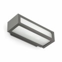 Lampe murale en aluminium avec douille E27 en gris, ATTILLY