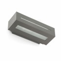 Lampe murale en aluminium avec douille E27 en gris, SONNAC