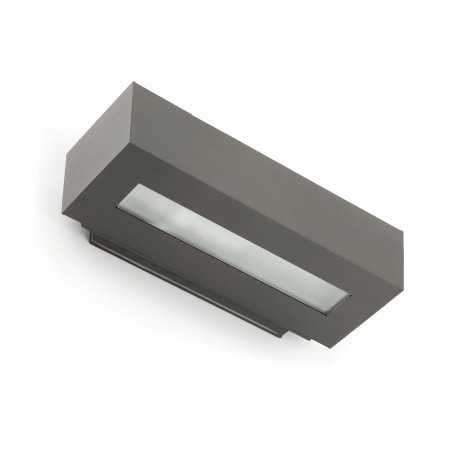 Lampe murale en aluminium avec douille E27 en gris, NEUILH