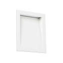Lampe murale en aluminium avec LED intégrée en blanc mat, ANGIRE