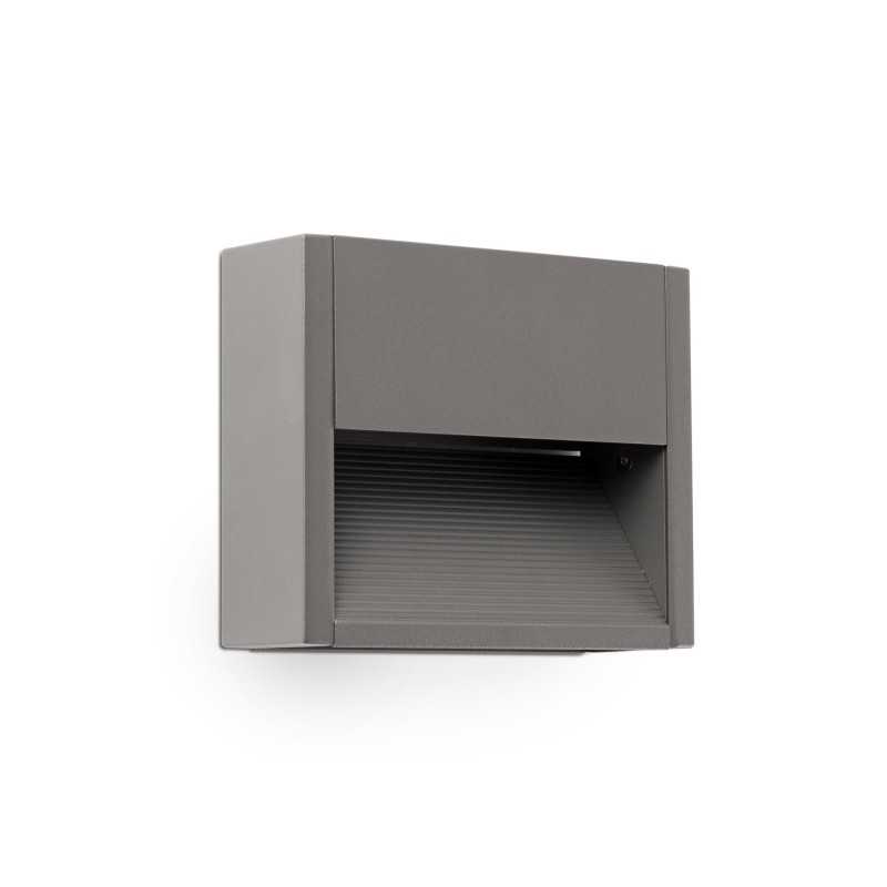 Lampe murale en aluminium avec LED intégrée en gris, BRENAT