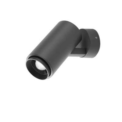 Lampe murale en aluminium avec LED intégrée en gris, BELAYE