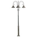 Lampe de sol en acero avec douille E27 en oxyde, AIZIER