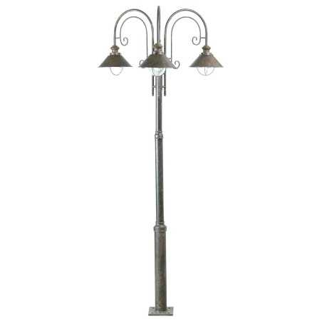 Lampe de sol en acero avec douille E27 en oxyde, AIZIER