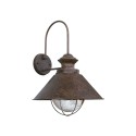 Lampe murale en acero avec douille E27 en oxyde, CHOUGNY