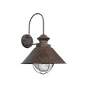 Lampe murale en acero avec douille E27 en oxyde, ARRIGAS