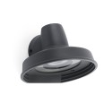 Lampe murale en aluminium avec douille GU10 en gris, MAGENTA
