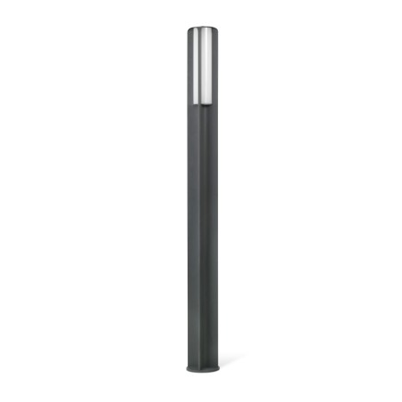 Lampe de sol en aluminium avec LED intégrée en gris, GRANEY