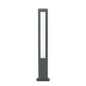 Lampe de sol en aluminium avec LED intégrée en gris, CAMPEL
