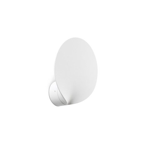 Lampe murale en aluminium avec LED intégrée en blanc mat, MARAVAT