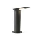 Lampe de sol en aluminium avec LED intégrée en gris, DIESEN