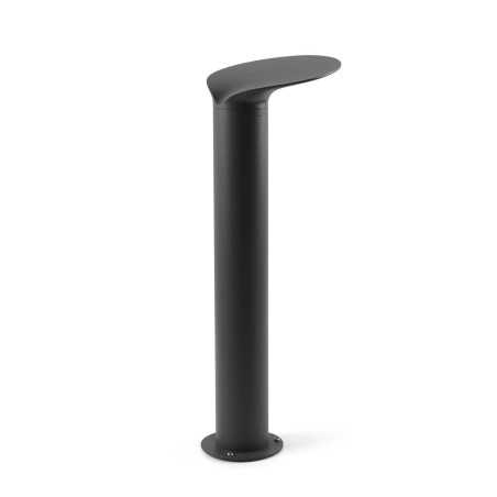 Lampe de sol en aluminium avec LED intégrée en gris, SARDON