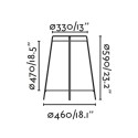 Lampe de sol en acier E27 noir mat PREMONT