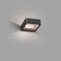 Lampe murale en aluminium avec LED intégrée en gris, TAPONAS