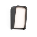 Lampe murale en aluminium avec LED intégrée en gris, NEPOUX