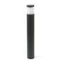 Lampe de sol en aluminium avec LED intégrée en gris, DHUILET