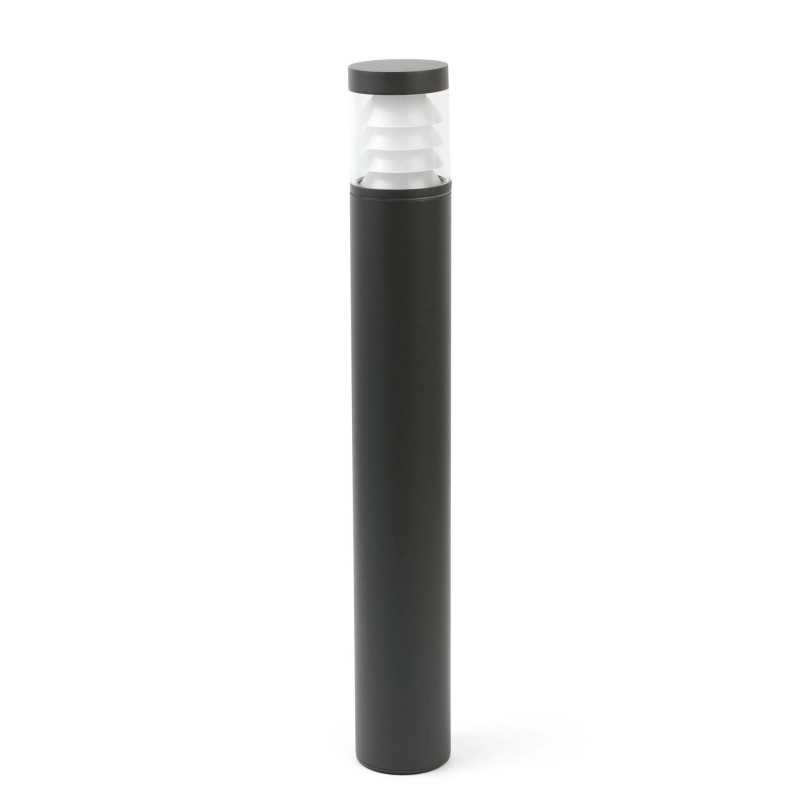 Lampe de sol en aluminium avec LED intégrée en gris, DHUILET