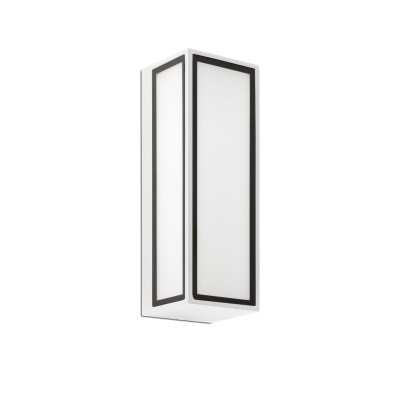 Lampe murale en aluminium avec LED intégrée en blanc mat, SALENCY