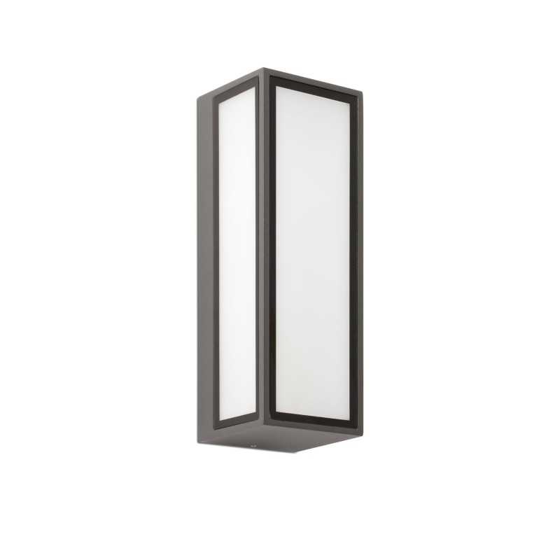 Lampe murale en aluminium avec LED intégrée en gris, LE TOT