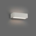 Lampe murale en aluminium avec LED intégrée en blanc mat, BERNEDE