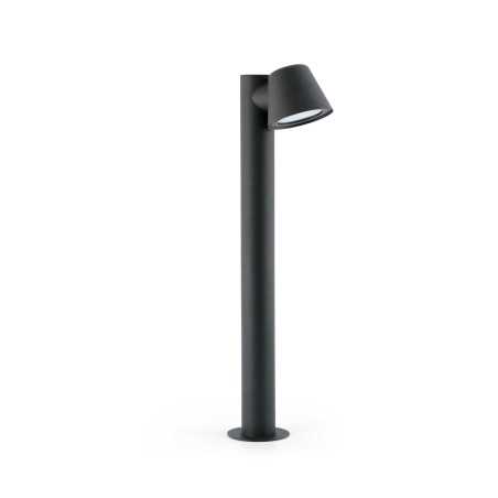 Lampe de sol en aluminium avec douille GU10 en gris, GORGES
