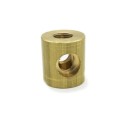 Pièce triple filetée pour le montage de lampes, 24 mm de hauteur.