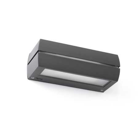 Lampe murale en aluminium avec LED intégrée en gris, PROUVY