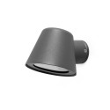 Lampe murale en aluminium avec douille GU10 en gris, SAMPOLO