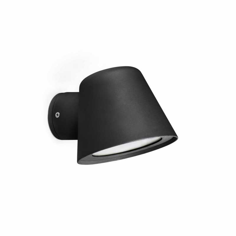 Lampe murale en aluminium avec douille GU10 en noir mat, CHEILLE