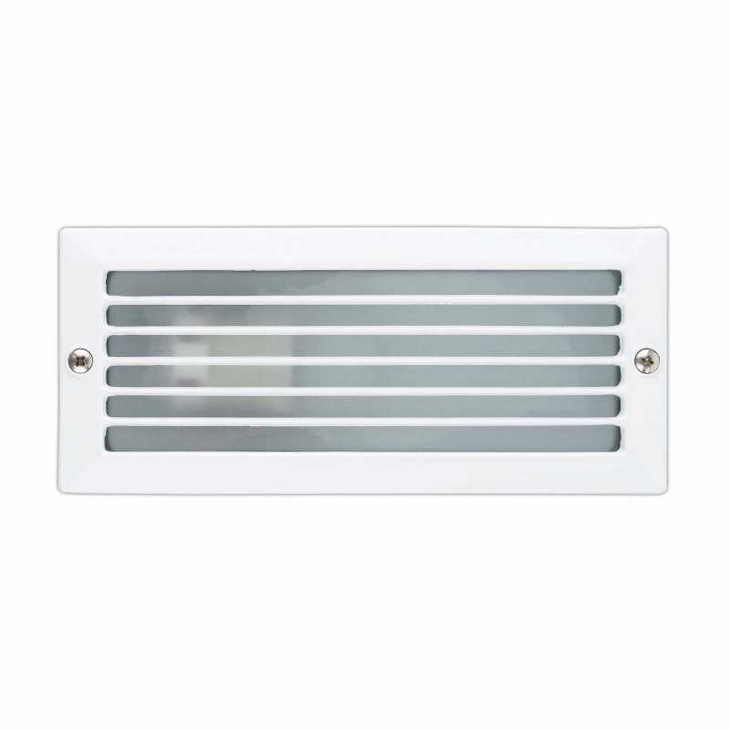 Lampe murale en aluminium avec douille E27 en blanc mat, LARCAN