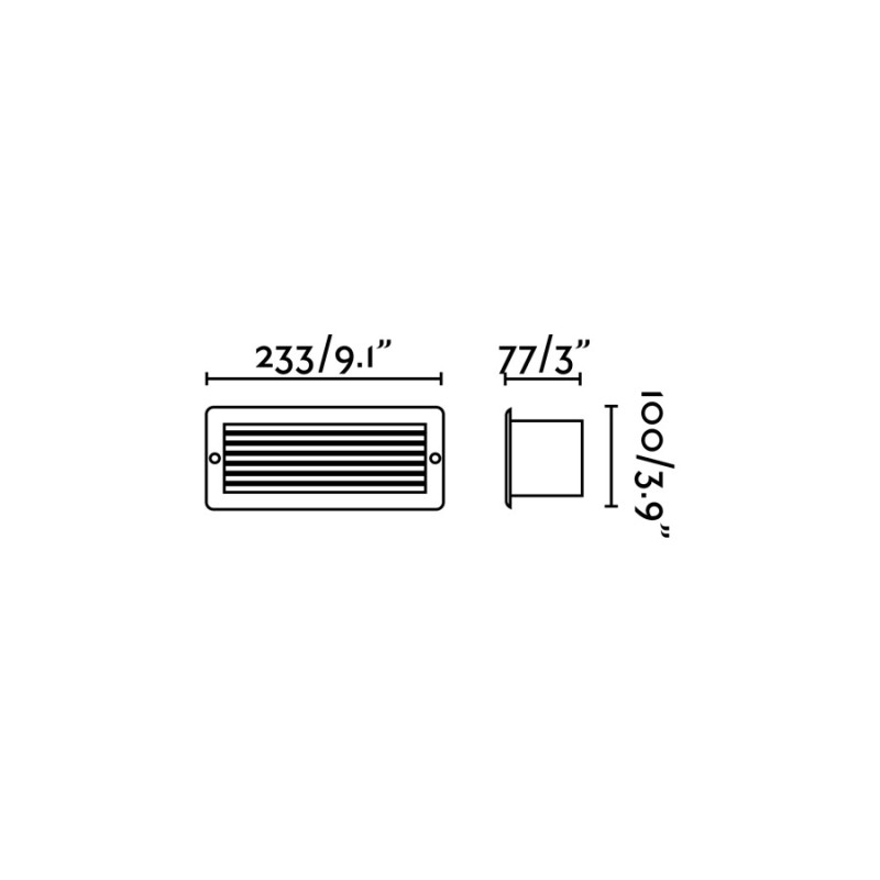 Lampe murale en aluminium avec douille E27 en blanc mat, LARCAN