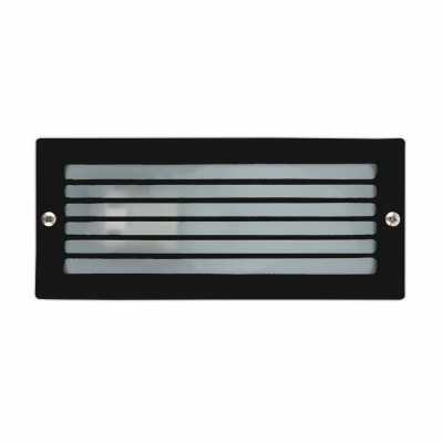 Lampe murale en aluminium avec douille E27 en noir mat, LORNAY