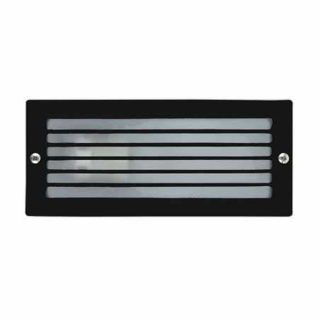 Lampe murale en aluminium avec douille E27 en noir mat, LORNAY