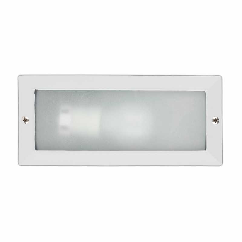 Lampe murale en aluminium avec douille E27 en blanc mat, HEIPPES