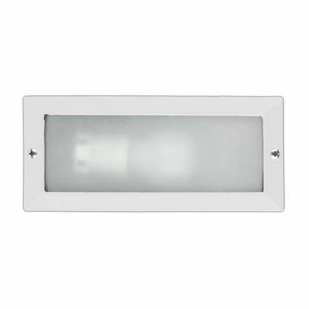Lampe murale en aluminium avec douille E27 en blanc mat, HEIPPES