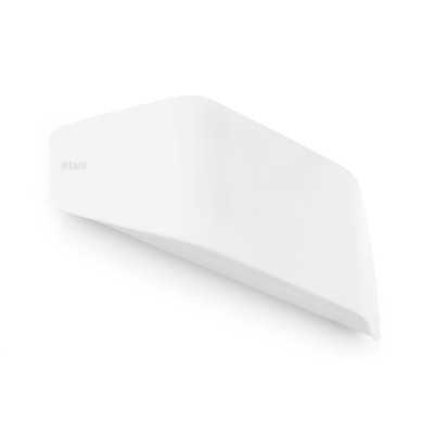 Lampe murale en polycarbonate avec douille E27 en blanc mat, BARIZEY